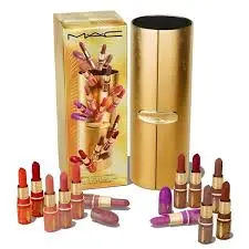 MAC Golden Girls Mini Lustre Glass Lipstick Vault Gift Set -