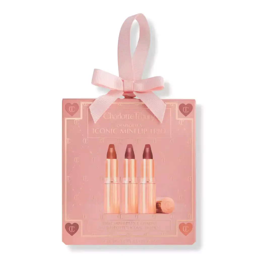 Charlotte Tilbury Iconic Mini Lip Trio Lipstick Kit Gift Set 