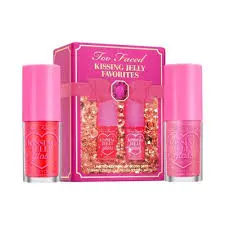 Too Faced Kissing Jelly Favorites Lip Oil Gloss Duo Gift Set