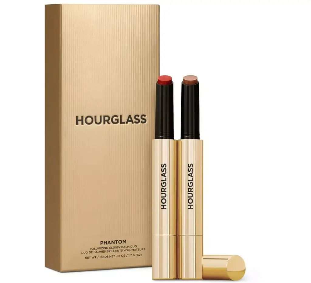 Hourglass Phantom Volumizing Glossy Balm Duo - Trace & Mystic 