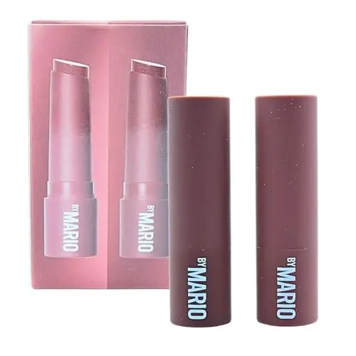 MAKEUP BY MARIO Mini MoistureGlow On The Go Plumping Lip Serum Duo Mauve Glow & Mocha Glow