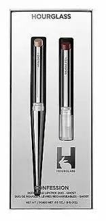 Hourglass confession refillable lipstick duo in ghost