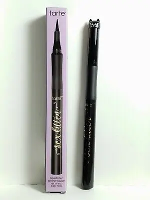 Tarte Sex Kitten Liquid Eyeliner Black Waterproof Felt Tip Full Size 
