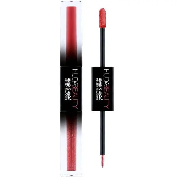 HUDA BEAUTY MATTE & METAL MELTED SHADOW HOT SAUCE & CHERRY SODA 