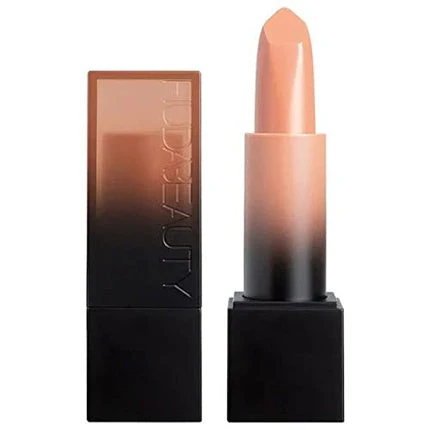 Huda Beauty Power Bullet Cream Glow Hydrating Lipstick first kiss