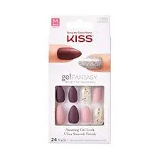 Kiss Nails Gel Fantasy- Medium Design Nails