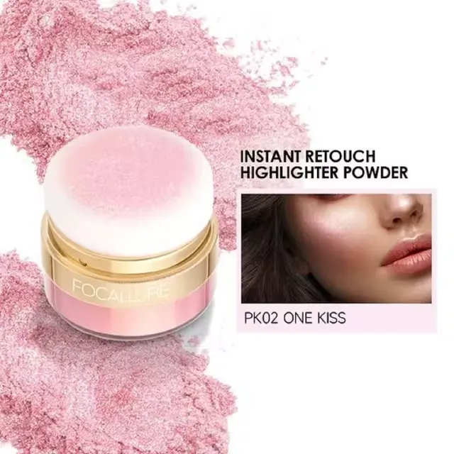 FOCALLURE Glitter Bronzers Highlighter silver