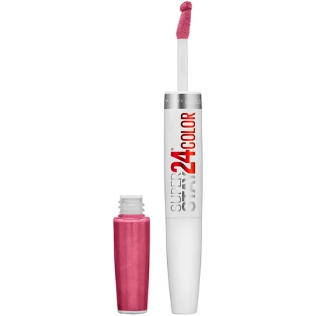  Maybelline SuperStay 24 2-Step Liquid Lipstick Wear On Wildberry | upcitemdb.com‏