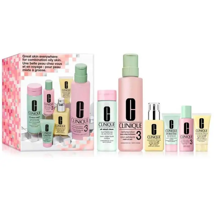 Clinique Great Skin Everywhere Gift Set Full & Travel Sizes 