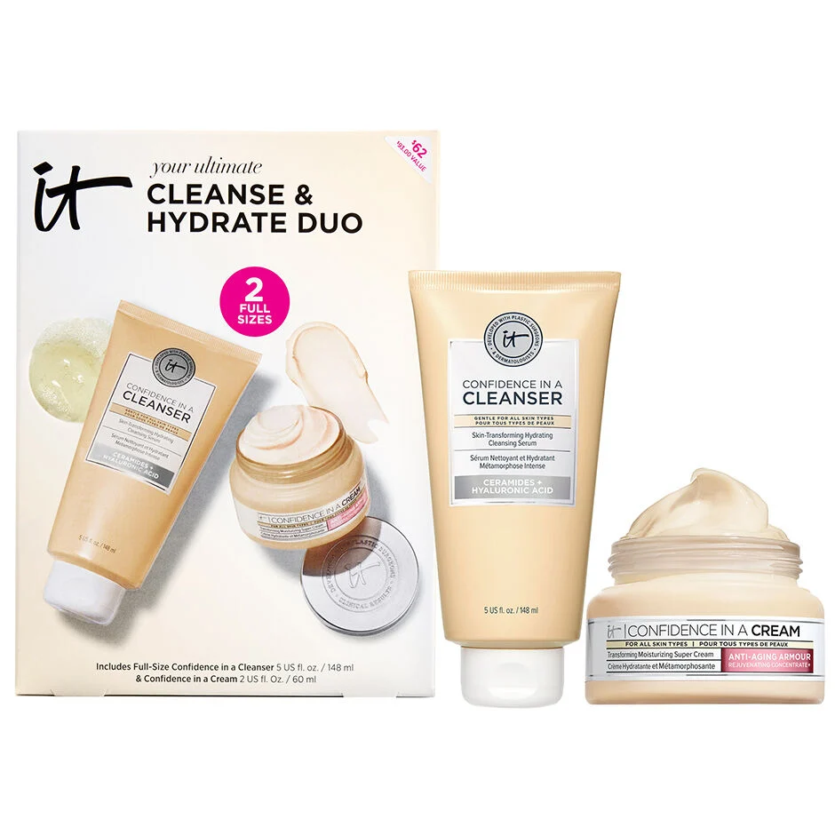 IT Cosmetics‏ Your Ultimate Cleanse & Hydrate Skincare Duo 