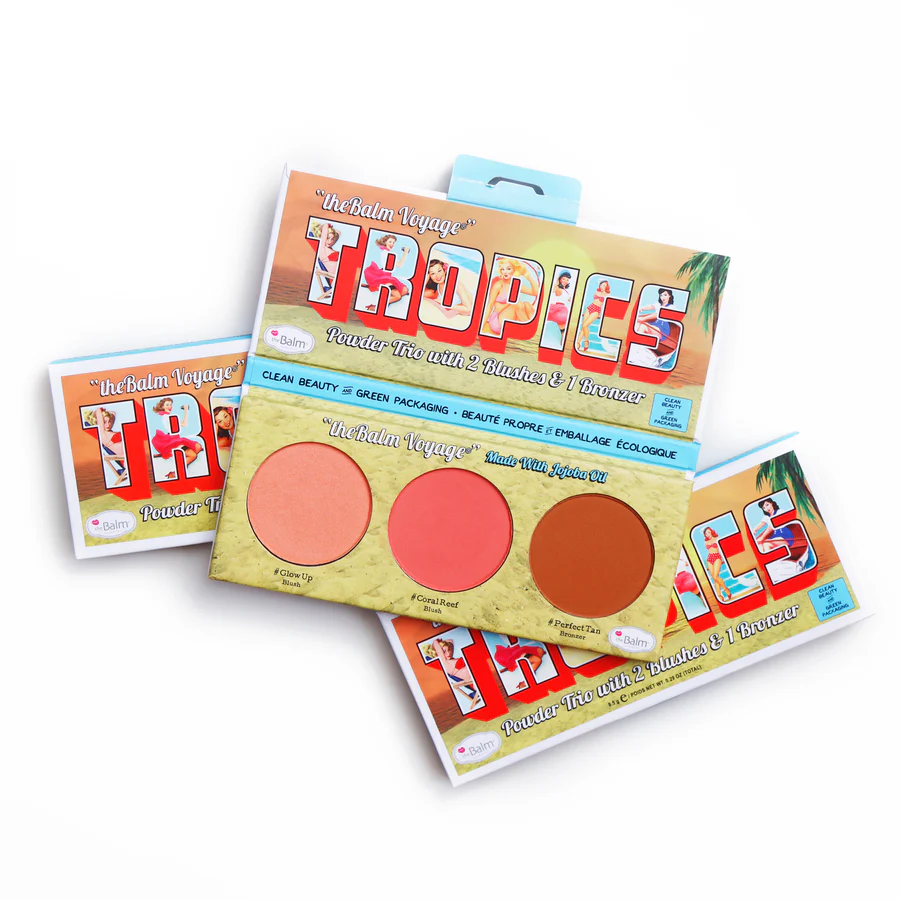  theBalm‏ Tropics Blush Trio | Model Roz x theBalm Cosmetics 