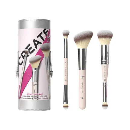 Celebrate Creative Looks Brush Set + Travel Case | IT Cosmetics‏