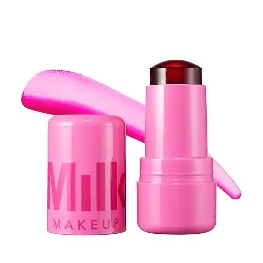 Milk Makeup Cooling Water Jelly Tint – Sheer Lip + Cheek Stain with Vegan Collagen, Seawater + Aloe – Hydrating, Long-Lasting, Buildable Lip Tint + Blush