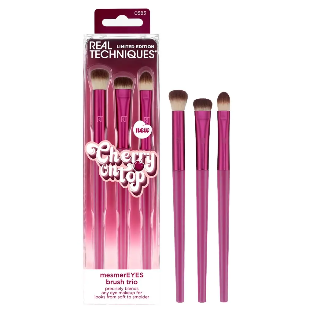 Real Techniques Cherry On Top MesmerEye Brush Trio 