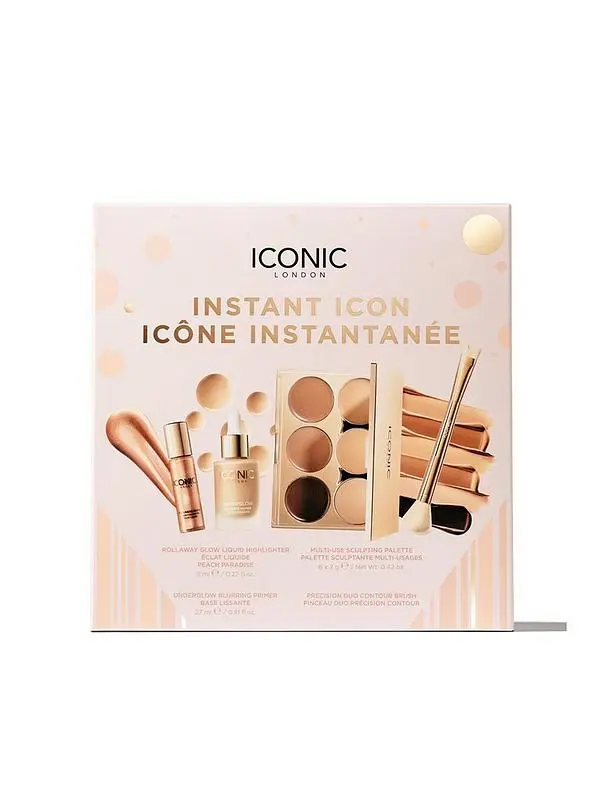 Iconic London Glow All In Makeup Gift Set - Complete with 4 INSTANT ICONS