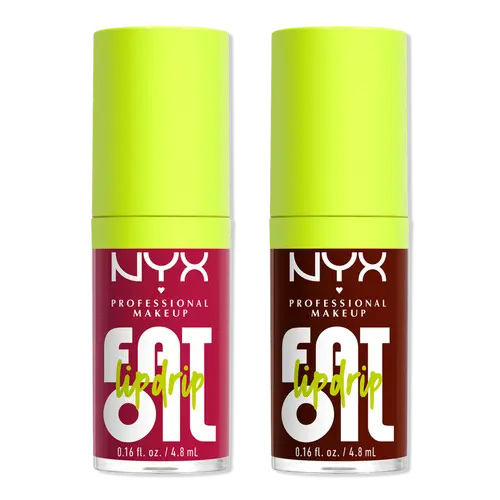 NYX lip oil duo set 