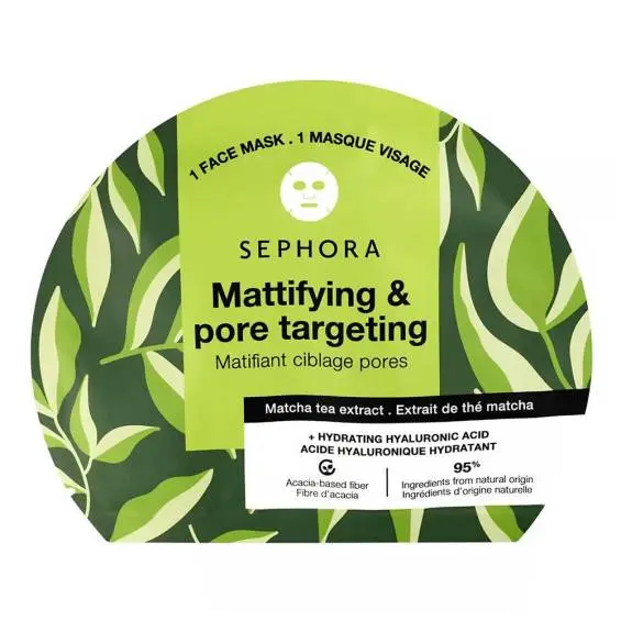 SEPHORA COLLECTION Fiber Face Mask Matcha Tea 