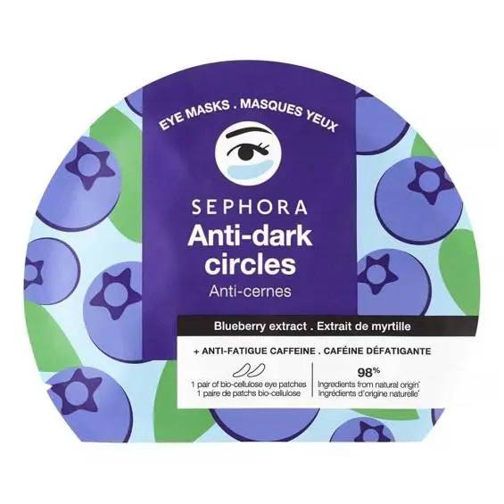 SEPHORA COLLECTION Anti-Fatigue Bio-Cellulose Eye Masks Blueberry