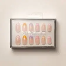 Nail Reformation Pretty in Pastel Short Almond Nails