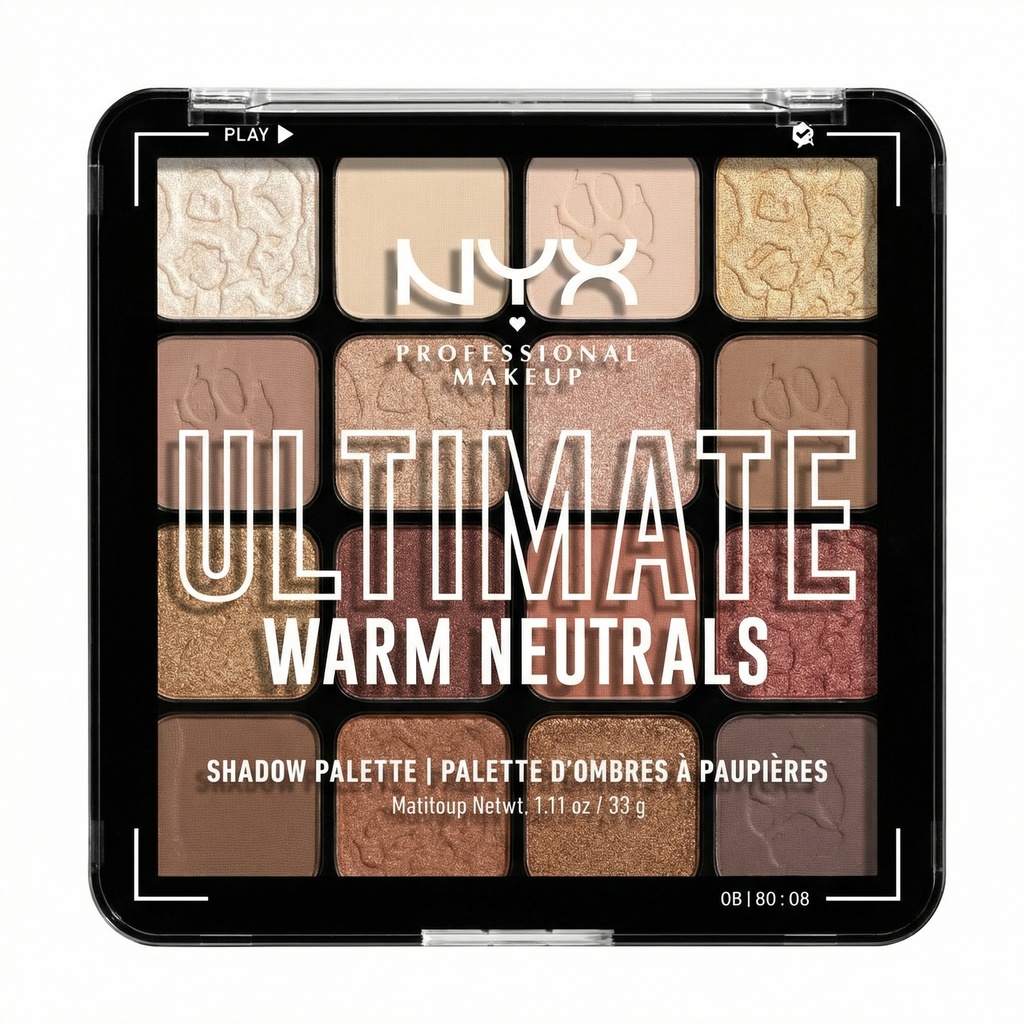 NYX Ultimat Warm Neutrals Shadow Palette