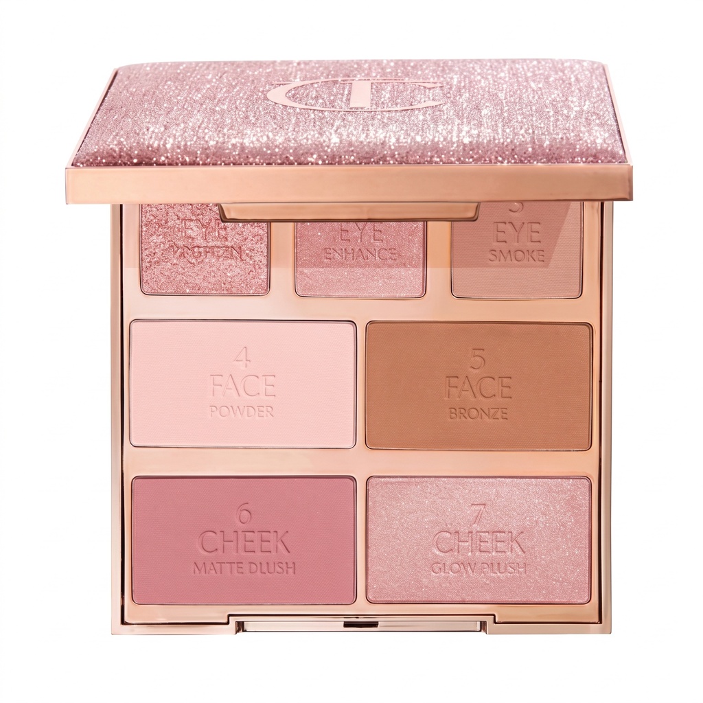 CHARLOTTE TILBURY Hollywood Instant Look in a Palette in the shade "Pretty Glowing Beauty"