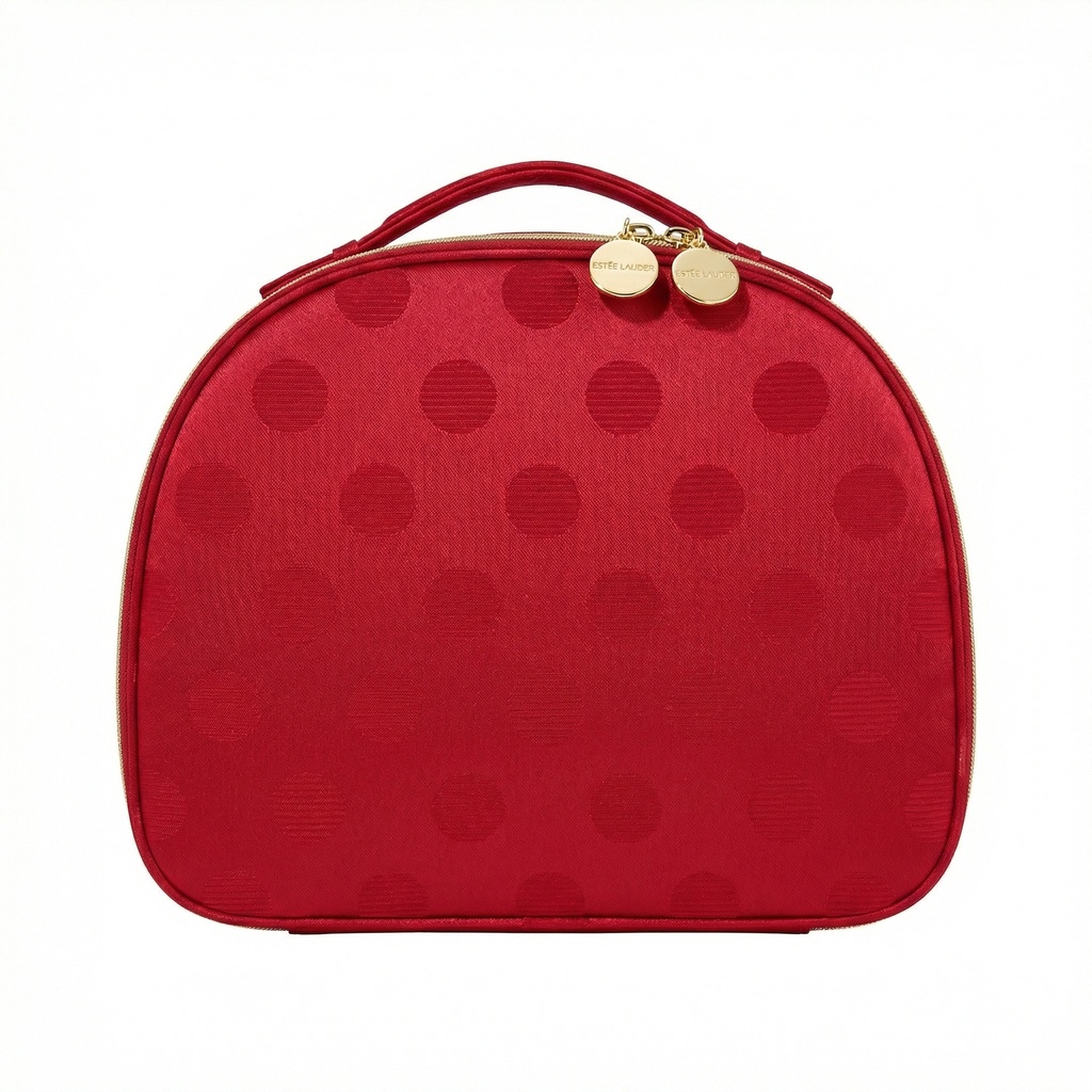 ESTEE LAUDER Red Beauty Travel Makeup Bag Gift Vanity bag