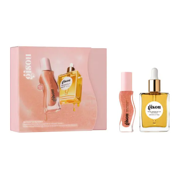 Gisou Glossy & Glazed lip and hair 