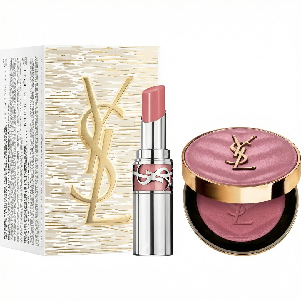 Yves Saint Laurent Make Me Blush Bold Blurring Blush & YSL Loveshine Holiday Set