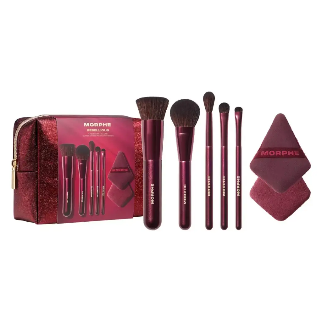 Morphe Rebellious Travel Brush and Tool Set - 6pc