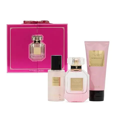 Victoria's Secret Bombshell 3 Piece Luxe Fragrance Gift Set