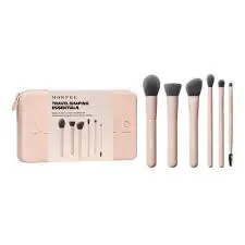 Morphe Bamboo & Charcoal Shaping Essential Infused Travel Brush Set - 6pc -