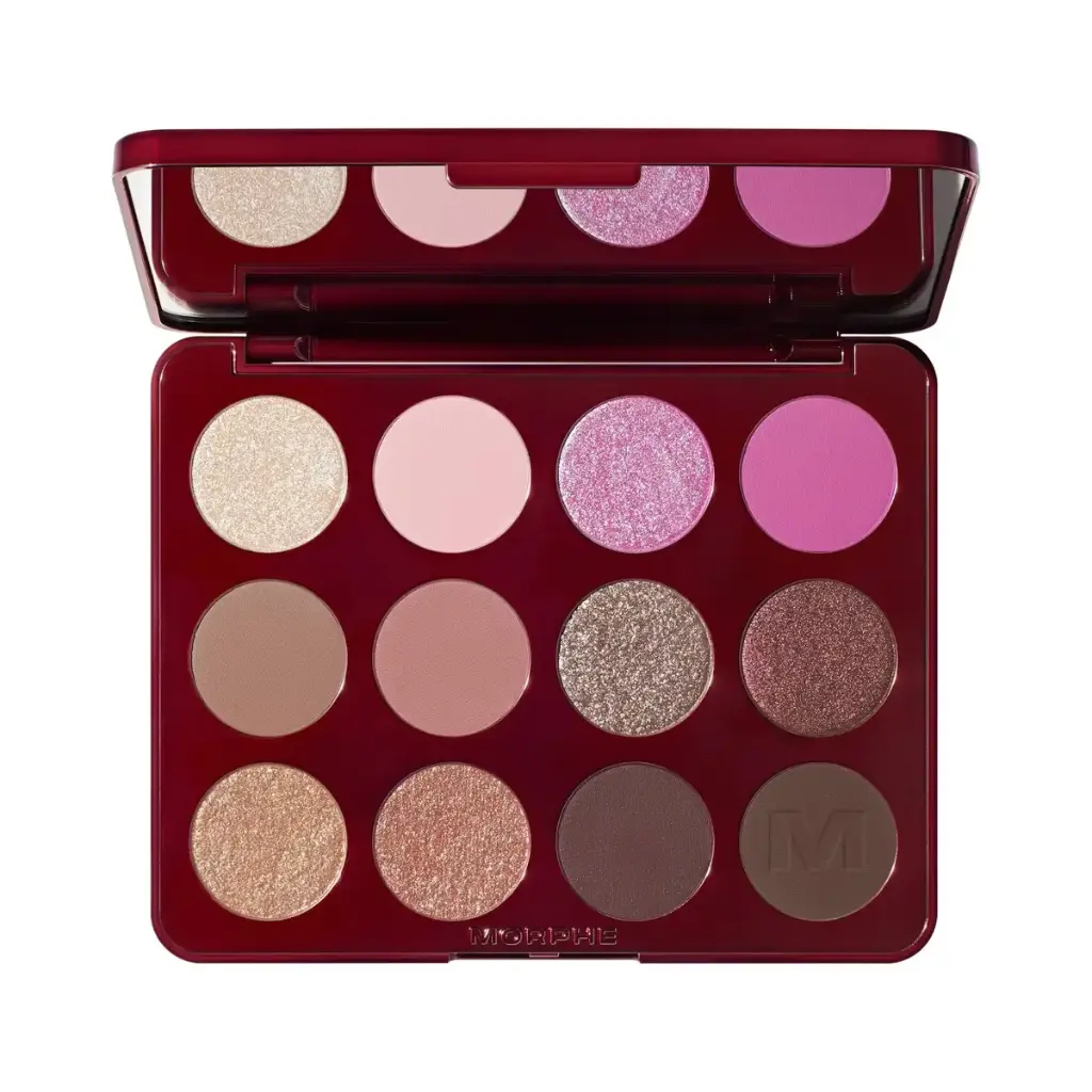 Morphe Naughty Eyeshadow Palette RED .