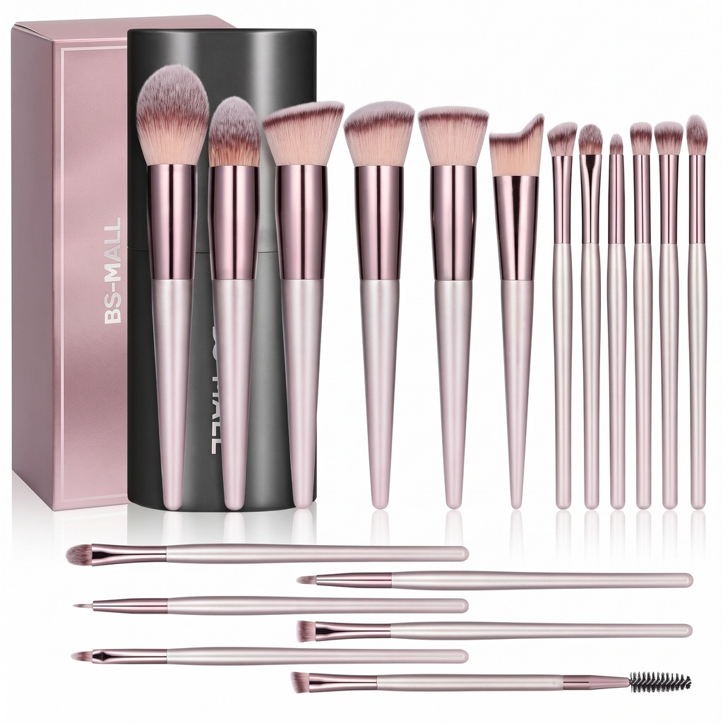 BS MALL 18 PCS Professional MakeUp Brush Set