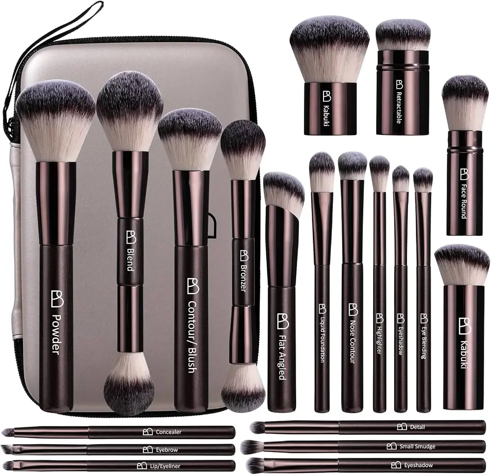 BS MALL Professional MakeUp Brush Kit 20Pcs