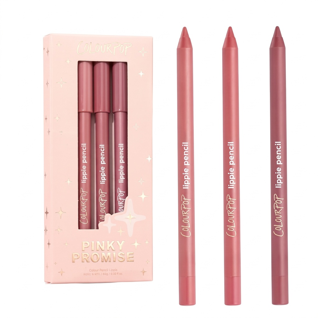 COLOURPOP Pinky Promise Lippie Lip Pencil Kit 
