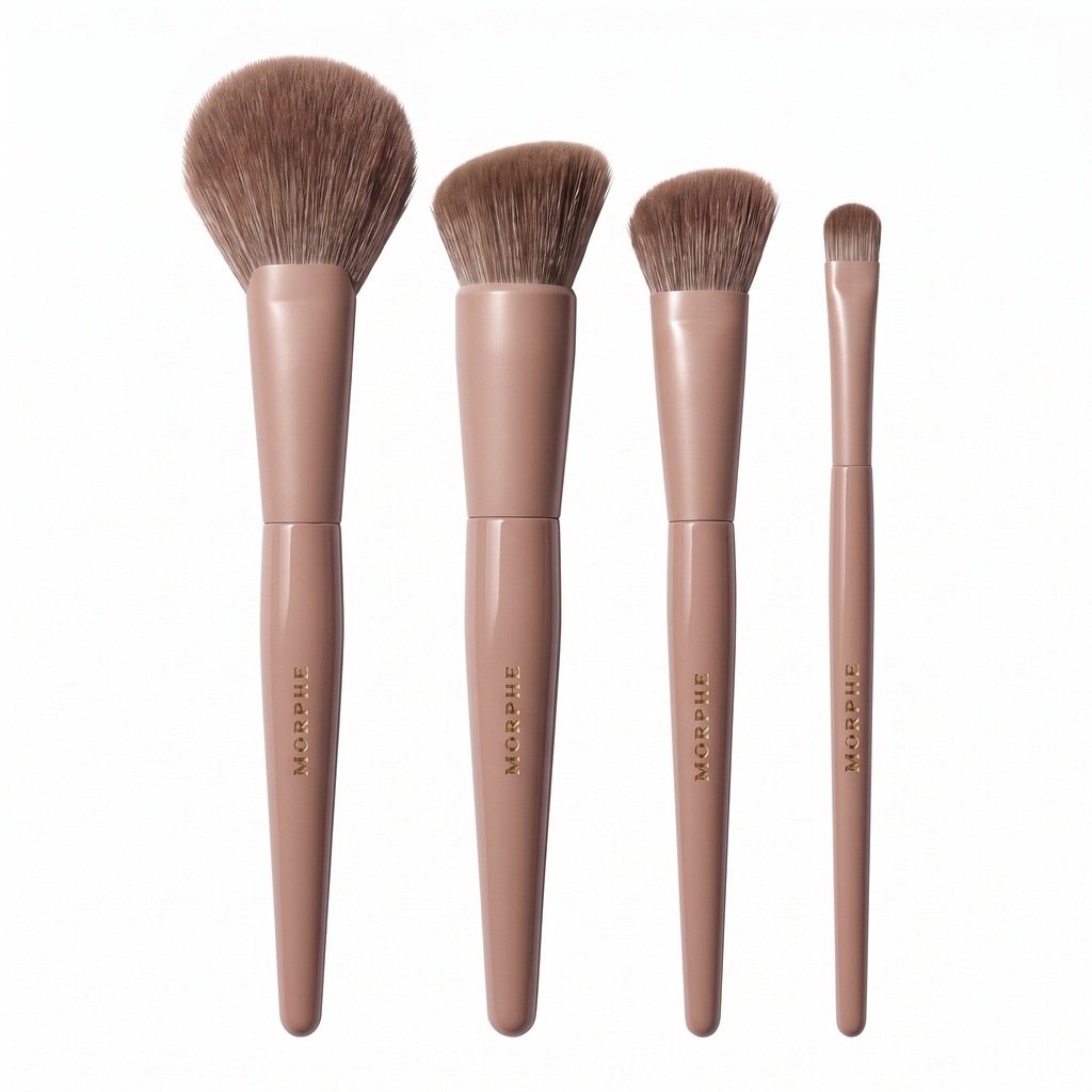 MORPHE Iced Mocha 4-Piece Face Brush Set