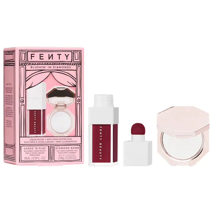 FENTY BEAUTY Blushin' In Diamonds Liquid Blush + Highlighter Duo Gift Set
