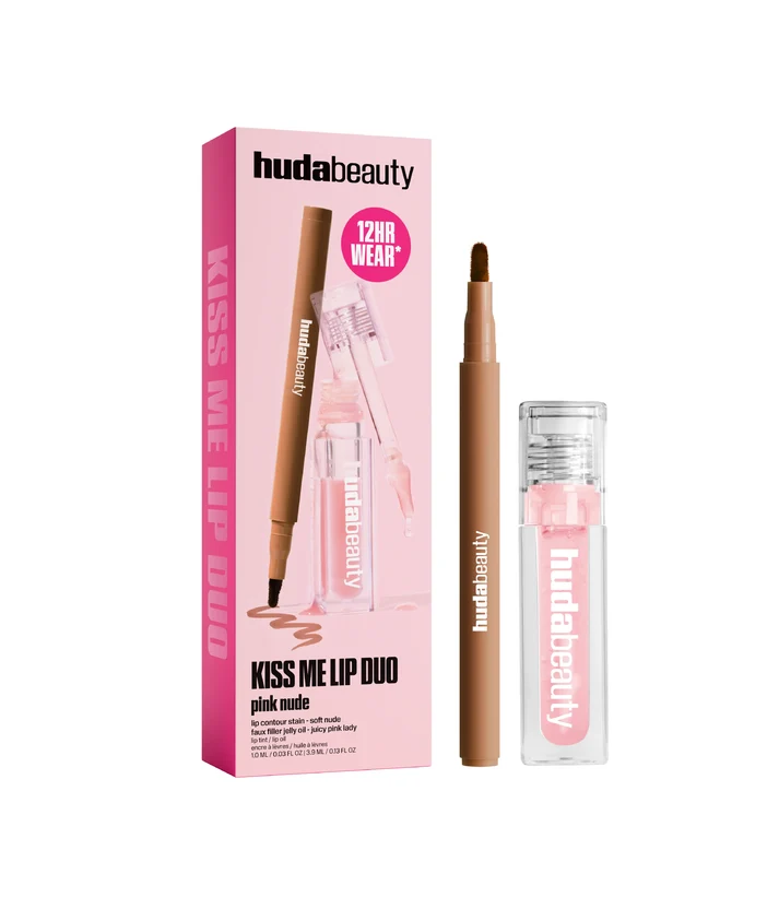 HUDA BEAUTY KISS ME LIP DUO SET