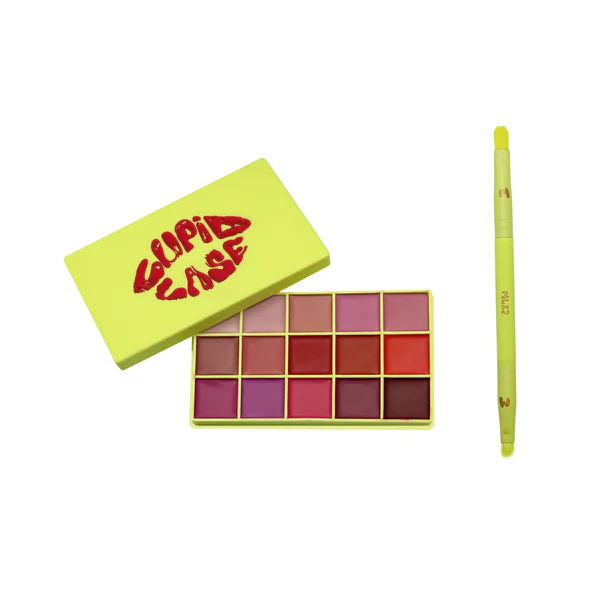 MADE BY MITCHELL Cupid Case Lip & Brush Set: ROSE