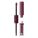 NYX PROFESSIONAL MAKEUP Shine Loud, Long-Lasting Liquid Lipstick with Clear Lip Gloss - Never Basic (Warm Burgundy) 