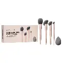 morphe Shaping Essentials Bamboo & Charcoal Infused Face Brush Gift Set 