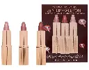 CHARLOTTE TILBURY Iconic Mini Matte Revolution Lipstick Trio PILLOW TALK VERY VI 