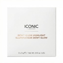ICONIC LONDON Dewy Glow Highlight Illuminator Palette New Full Size Authentic 