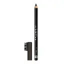 Rimmel Brow This Way Professional Pencil, stunning natural look, 2 in 1 brush BLACK BROWN 004